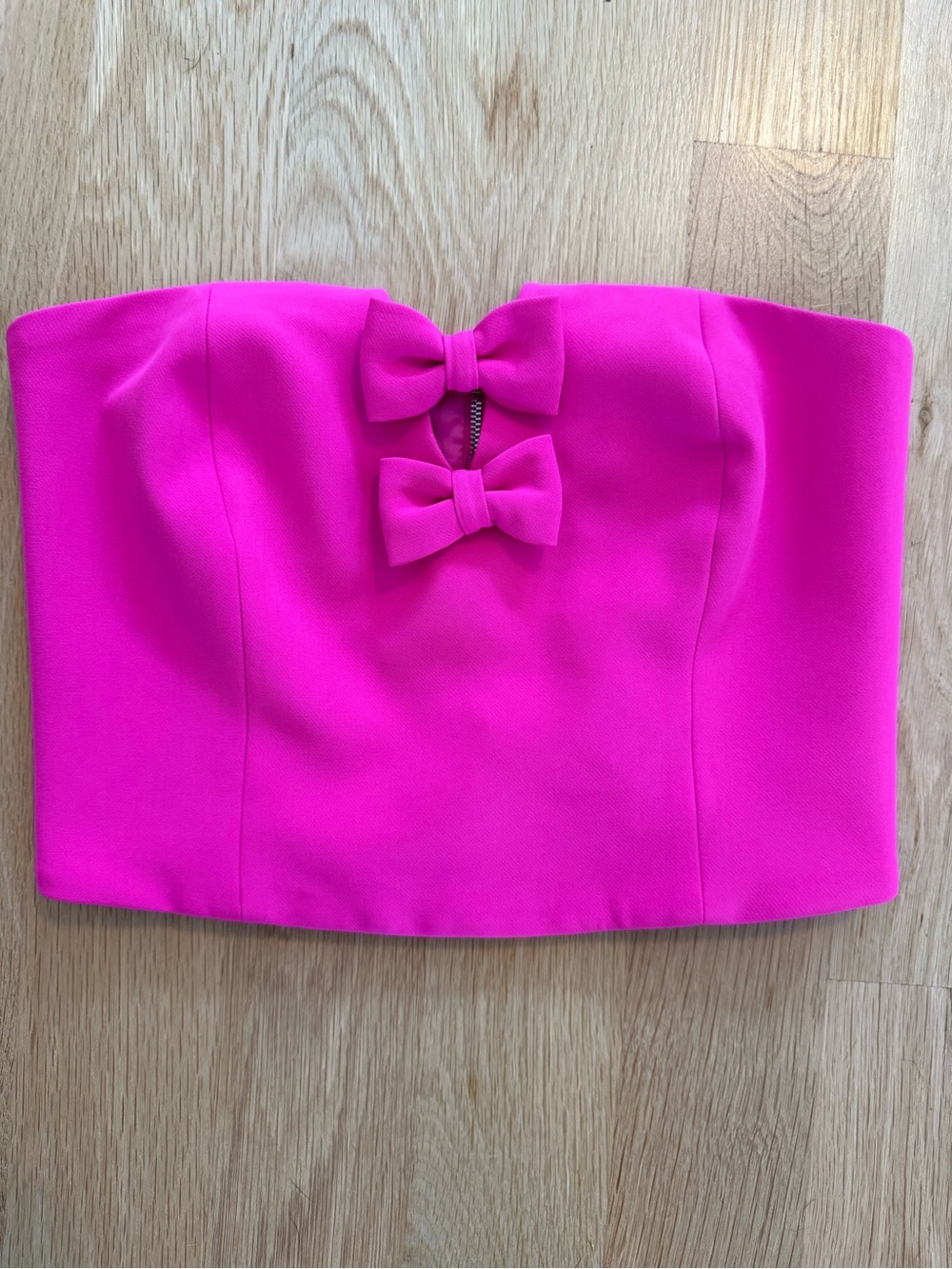 NWT Generation Love MAGENTA GISELLE BOW BUSTIER TOP size 2 - Picture 6 of 10